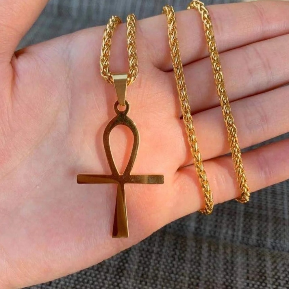 New 18k gold ATOR ANkh necklaces